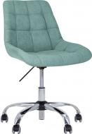 Кресло Nowy Styl NICOLE GTS (J) CHR61 SQR (CH) SORO-34 бирюзовый