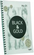 Книга для записей Office Black & Gold round, А5 Profiplan