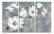 Картина модульная Белая магнолия 90x60 см WallArt 54411-3.1 Картина модульная Белая магнолия 90x60 см WallArt 54411-3.1