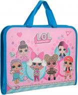 Папка-портфель на молнии с тканевыми ручками LOL Sweety YES
