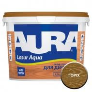 Деревозащитное средство Aura® Lasur Aqua орех шелковистый мат 2,5 л