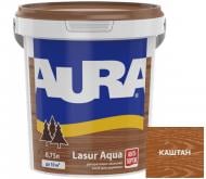 Деревозащитное средство Aura® Lasur Aqua каштан шелковистый мат 0,75 л