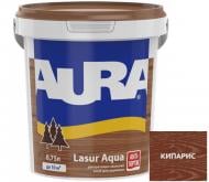 Деревозащитное средство Aura® Lasur Aqua кипарис шелковистый мат 0,75 л