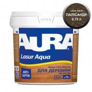 Деревозащитное средство Aura® Lasur Aqua полисандр шелковистый мат 0,75 л