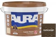 Деревозахисний засіб Aura® Lasur Aqua палісандр шовковистий мат 2,5 л