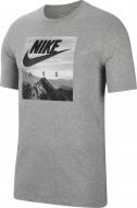 Футболка Nike M NSW TEE NIKE AIR PHOTO CK4280-063 р.M сірий