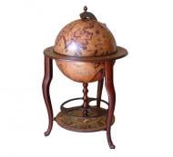 Глобус-бар Континенти на 3-х ніжках коричневий 45 см
