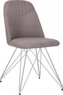 Стул обеденный Nowy Styl MILANA LF ALU (BOX-1) SORO-93 алюминий/серый