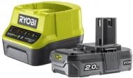 Зарядний комплект RYOBI ONE+ 18В 2.0 А·год RC18120-120