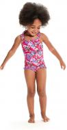 Купальник Speedo LTS DIGI FRILL TRSP IF PINK/PURPLE 8-00314614807 р.116 різнокольоровий