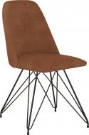 Стул обеденный Nowy Styl MILANA LF BLACK (BOX-1) ECO-21 черный/коричневый
