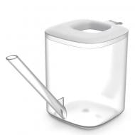 Лейка для цветов PRP TUBI 1 л, прозрачная/белая