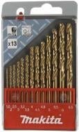 Набор сверл по металлу Makita HSS-TIN 1,5-6,5 мм 13 шт. D-43577