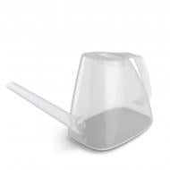 Лейка для цветов PRP Rivo 1,7 л, прозрачная/белая