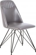 Стул обеденный Nowy Styl MILANA LF BLACK (BOX-1) PR-03 черный/серый