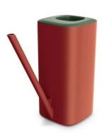 Лейка для цветов PRP TUBI 1,6 л, ретро-красная/темно-зеленая