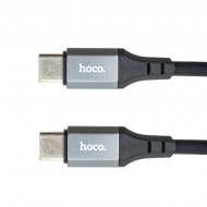 Кабель гнучкий Hoco X92 Type-C - Type-C 60W 3м 3 м чорнийсірий (CA913930)