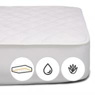 Наматрасник MirSon Natural Line Стандарт Bamboo Aloe Vera 973 водонепроницаемый с резинкой по периметру 26х180x190 см 2200000839428