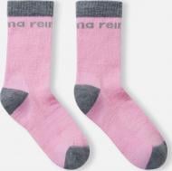 Носки детские для девочек Reima 5300033C-4501 р. 26-29 серый с розовым