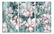 Картина модульная Нежные цветы магнолии 120x80 см WallArt 54417-3.2