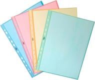 Набор файлов цветных А4 40 мкм L3605 100 штук LEO