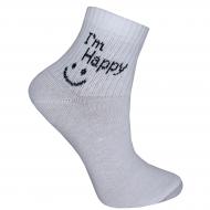 Носки детские унисекс Premier Socks I'm happy р. 22–24 белый