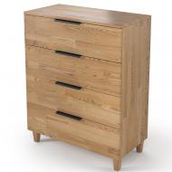 Комод Меблі Прогрес Кароліна 400x1000x800 мм дуб/дуб Каролін 4Ш