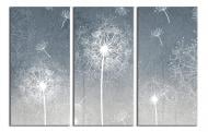 Картина модульная Белые одуванчики 180x120 см WallArt 54418-3.4