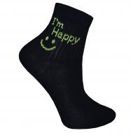 Шкарпетки дитячі унісекс Premier Socks I'm happy р. 18–20 чорний