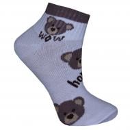 Шкарпетки дитячі унісекс Premier Socks Смайли ведмедик р. 20–22 білий