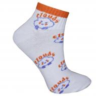 Носки детские унисекс Premier Socks Смайлики тучки р. 18–20 белый