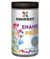 Эмаль Kompozit акриловая Profi серый глянец 0,3 л