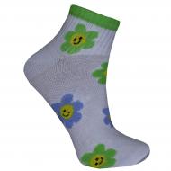 Шкарпетки дитячі унісекс Premier Socks Смайли квітка р. 18–20 білий