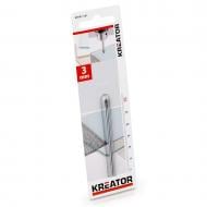 Свердло по склу та плитці Kreator Ø 3x62 мм 1 шт. KRT011101 Свердло по склу та плитці Kreator Ø 3x62 мм 1 шт. KRT011101