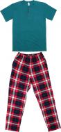 Пижама мужская Roksana Family look 1201/16103 р. XL зеленый