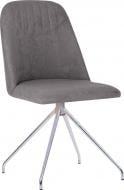 Стул обеденный Nowy Styl MILANA SN CHROME (BOX-1) SMP SORO-93 серый / хром