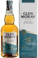 Виски Glen Moray Smoky 46,3% в подарочной упаковке 0,7 л