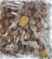 Оливки микс с перчиками в маринаде Наполи с косточкой