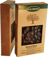 Оливки вялені Каламата Jumbo з кісточкою темні р.181_200 шт.