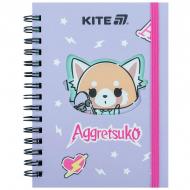 Блокнот KITE Aggretsuko 80 арк. А6 AR25-229
