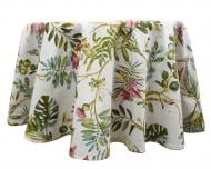 Скатертина Villa d200 бежевий із малюнком Прованс