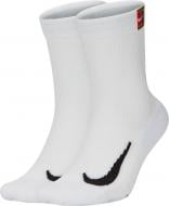 Шкарпетки Nike U NK MULTIPLIER CREW SK0118-100 р.L білий 2 шт.