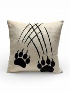 Подушка декоративная Stip Epic когти 38 см белый с черным