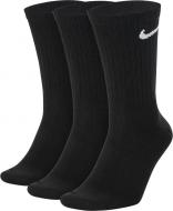 Шкарпетки Nike EVERYDAY LTWT CRE3PR SX7676-010 р.42-46 чорний 3 шт.