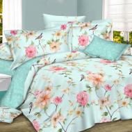 Комплект постельного белья Athribis семейный S-730 светло-голубой Sound-sleep