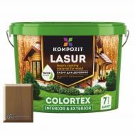 Лазурь Kompozit Colortex орех полуглянец 0,9 л