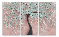 Картина модульная Изящное цветение 3Д 120x80 см WallArt 54427-3.2 Картина модульная Изящное цветение 3Д 120x80 см WallArt 54427-3.2