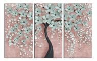 Картина модульная Изящное цветение 3Д 150x100 см WallArt 54427-3.3