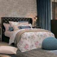 Комплект постельного белья Lyons 2,0 S-492 евро белый с бежевым Sound-sleep