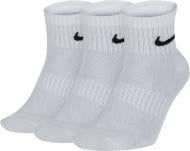 Носки Nike EVERYDAY LTWT ANKLE 3PR SX7677-100 р.47-50 белый 3 шт.